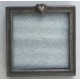 CADRE PHOTO  COEUR BRONZE ANCIEN