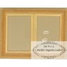 CADRE BOIS BRUT 2 OUVERTURES